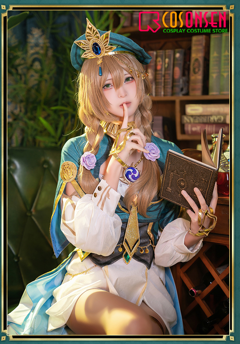 原神 リサ 葉に隠れし芳名 コスプレ衣装 - Cosonsen コスオンセン 原神 リサ 葉に隠れし芳名 コスプレ衣装 - Cosonsen コスオンセン