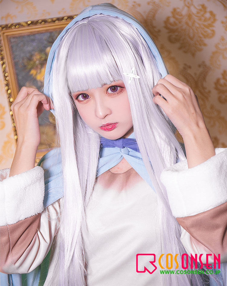 Re：ゼロから始める異世界生活 リゼロ 氷結の絆 エミリア コスプレ衣装 