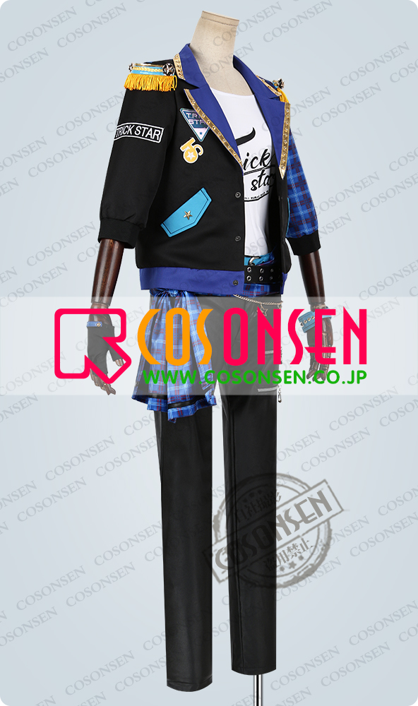 あんさんぶるスターズ! 復刻スカウト Trickstar編 氷鷹北斗 コスプレ衣装（合皮パンツ）