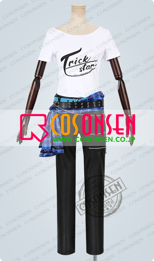 あんさんぶるスターズ! 復刻スカウト Trickstar編 氷鷹北斗 コスプレ衣装（合皮パンツ）