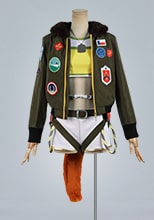 ウマ娘 プリティーダービー マヤノトップガン 勝負服 コスプレ衣装（耳と尻尾付き）