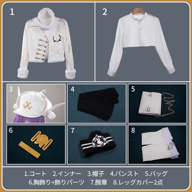 勝利の女神 NIKKE ニケ ブラン フォーチュンエクスプレス コスプレ衣装