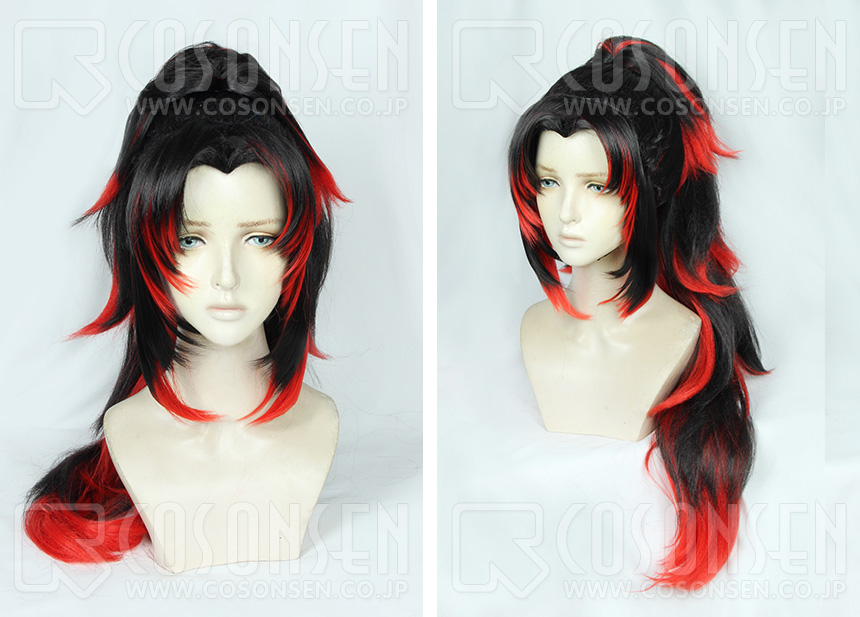 鬼滅の刃 黒死牟 コスプレウィッグ