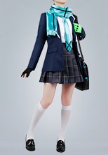 ブルーアーカイブ ブルアカ ABYDOS シロコ コスプレ衣装（カバン付き）