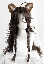 ツイステッドワンダーランド ツイステ レオナ．キングスカラー コスプレウィッグ 耳付き