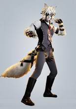 ゼンレスゾーンゼロ フォン・ライカン コスプレ衣装（マスク、耳、尻尾付き）